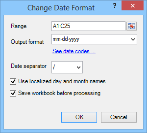 change date formats