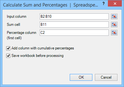 Sum and Percentage Form