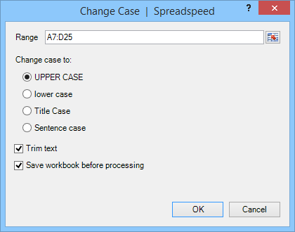 Change Case Tool