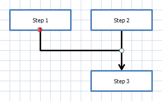 Snap connector to grid