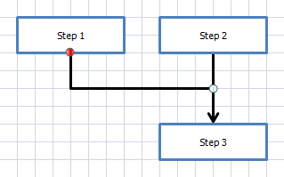 connector snap to grid