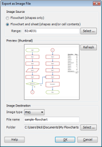 Export Spreadsheet as Image File