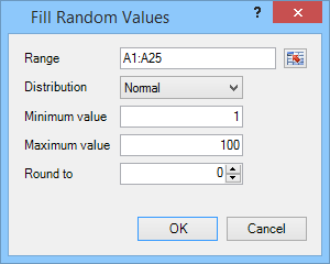 fill random values