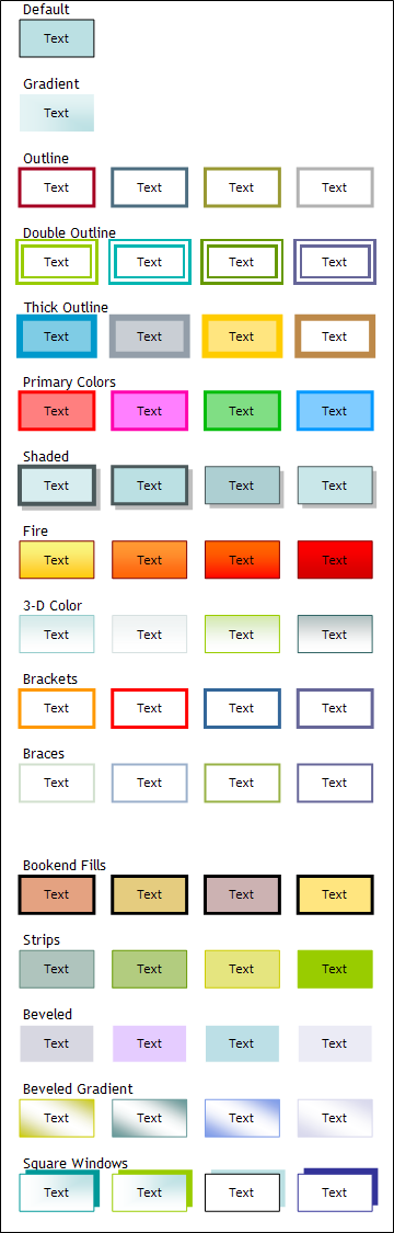 Flow Chart Colors