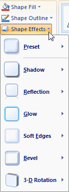 format shape effects