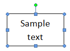 Selected shape sample