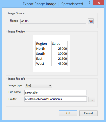 Export Range