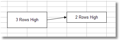 uneven flowchart shapes