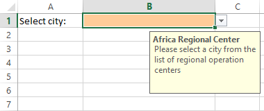 Validation Message